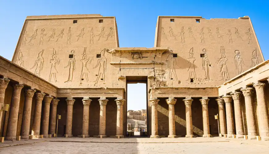 the first hypostyle hall of the Karnak temple